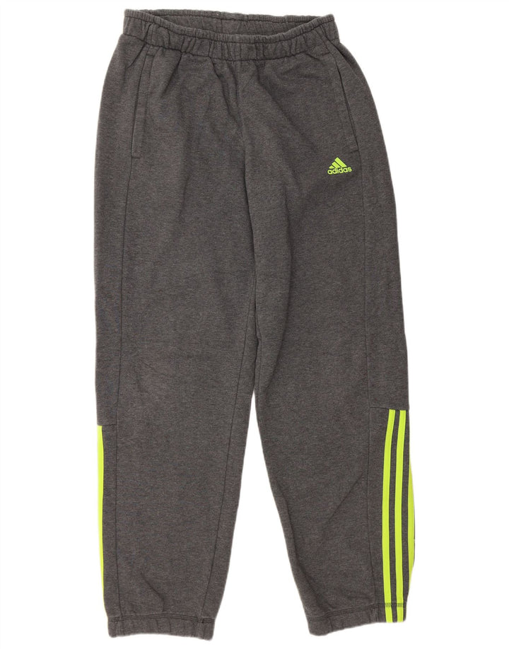Pantaloni da tuta da uomo ADIDAS Climalite Joggers in cotone grigio medio