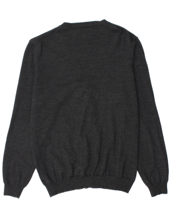 Maglione cardigan da uomo Marks & Spencer grande acrilico nero