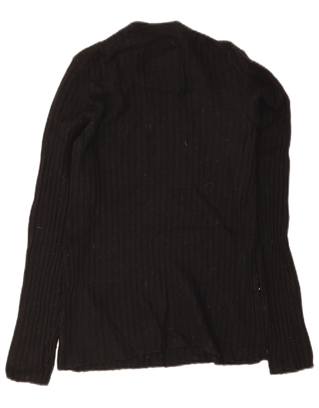 Maglione maglione girocollo da donna Superdry UK 8 Small Lana nera