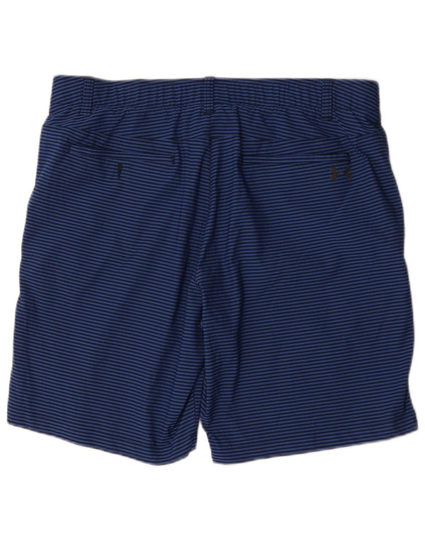 Pantaloncini chino da uomo Under Armour Heat Gear W38 XL blu gessato