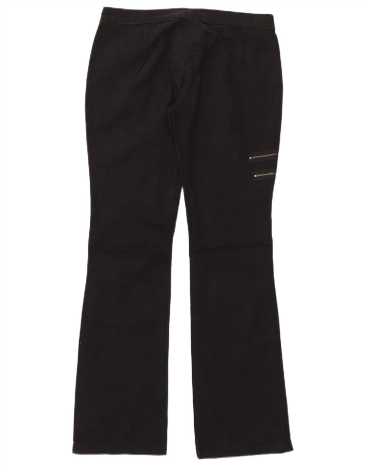Pantaloni cargo bootcut da donna Guess W31 L32 cotone nero