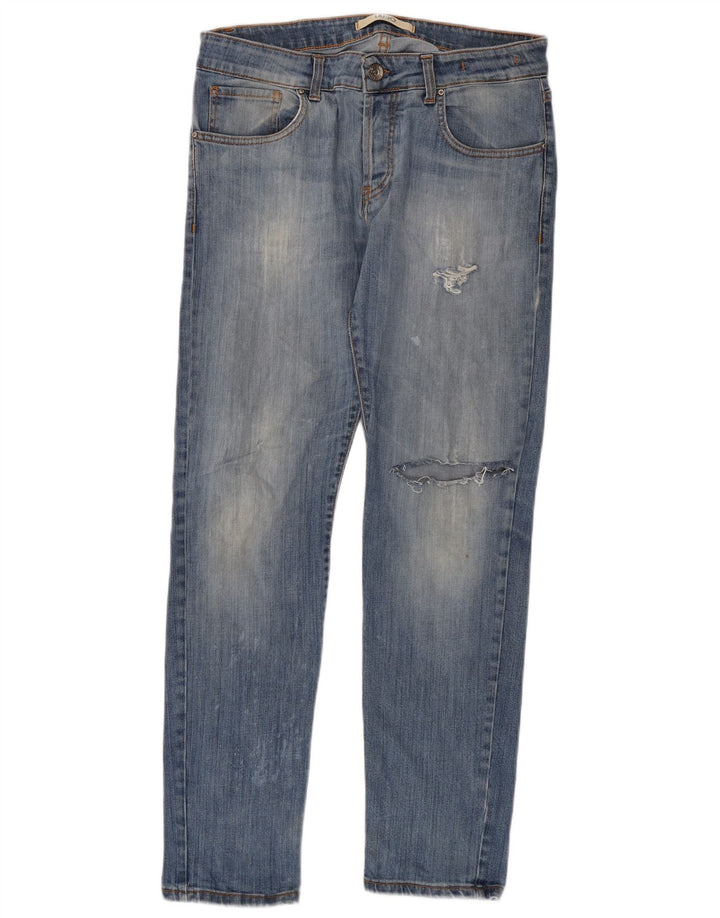 Jeans slim effetto consumato da donna Liu Jo W34 L31 Blu