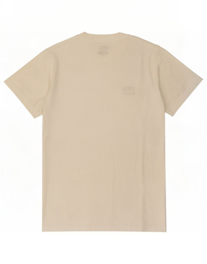 T-shirt da uomo Vans Classic Fit, piccola, in cotone bianco