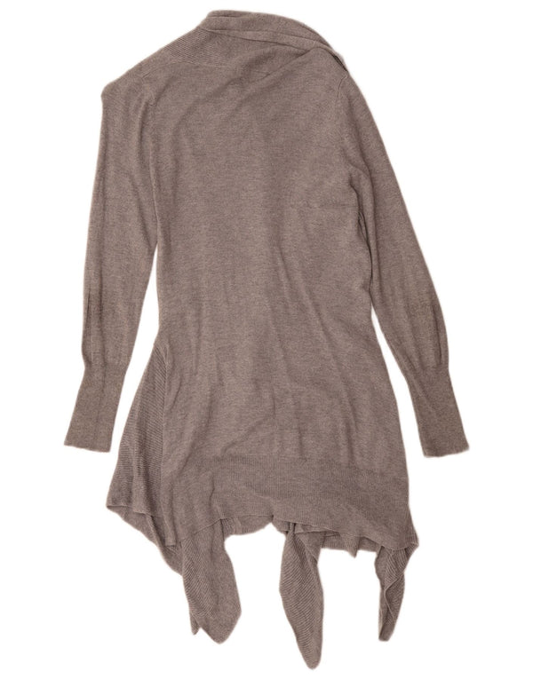 Maglione cardigan lungo oversize da donna Marks & Spencer UK 6 XS Grigio