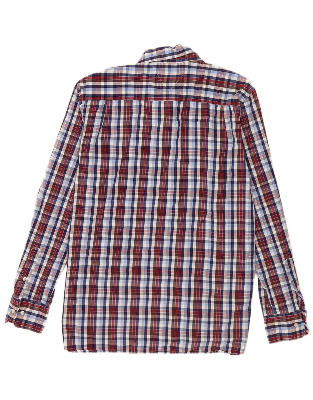 Camicia da uomo Tommy Hilfiger taglia 15 1/2 16 medio a quadri multicolore