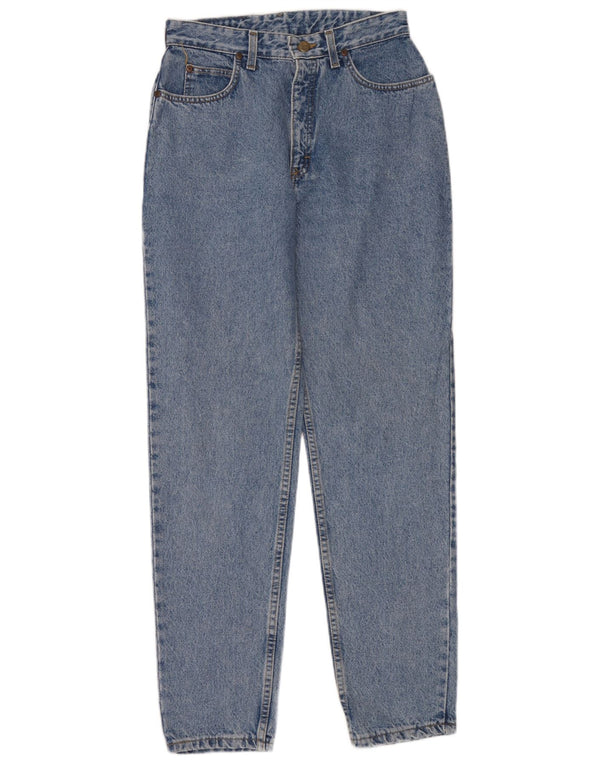Jeans Lee affusolati a vita alta Virginia da donna US 12 Large W28 L31 Blu
