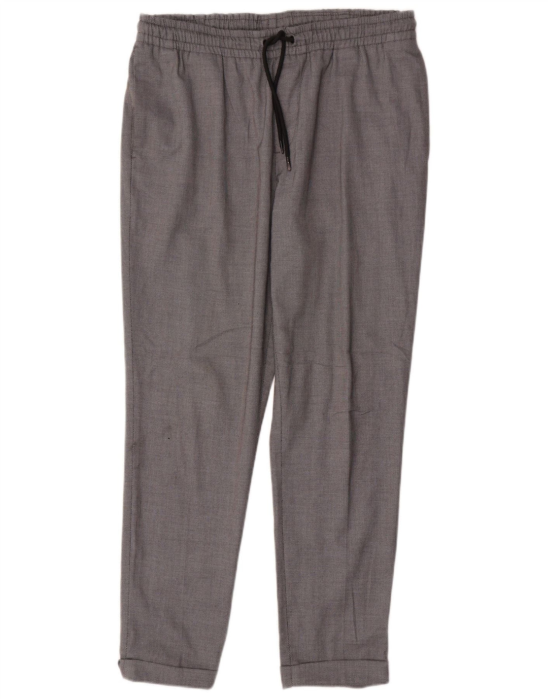 Pantaloni chino slim da donna Zara grandi W32 L28 poliestere grigio