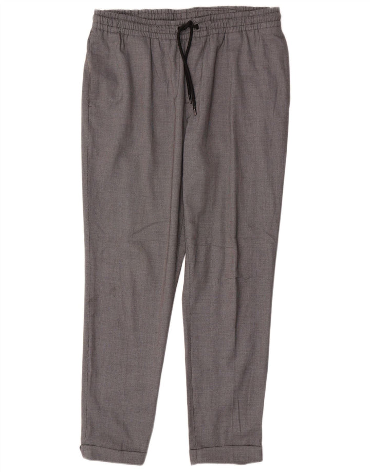 Pantaloni chino slim da donna Zara grandi W32 L28 poliestere grigio