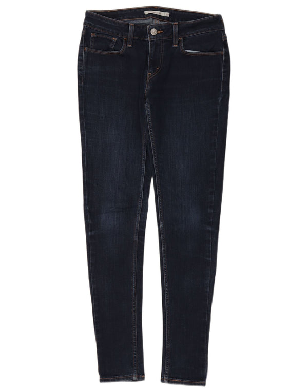 Jeans Levi's 535 Super Skinny da donna W28 L30 in cotone blu navy