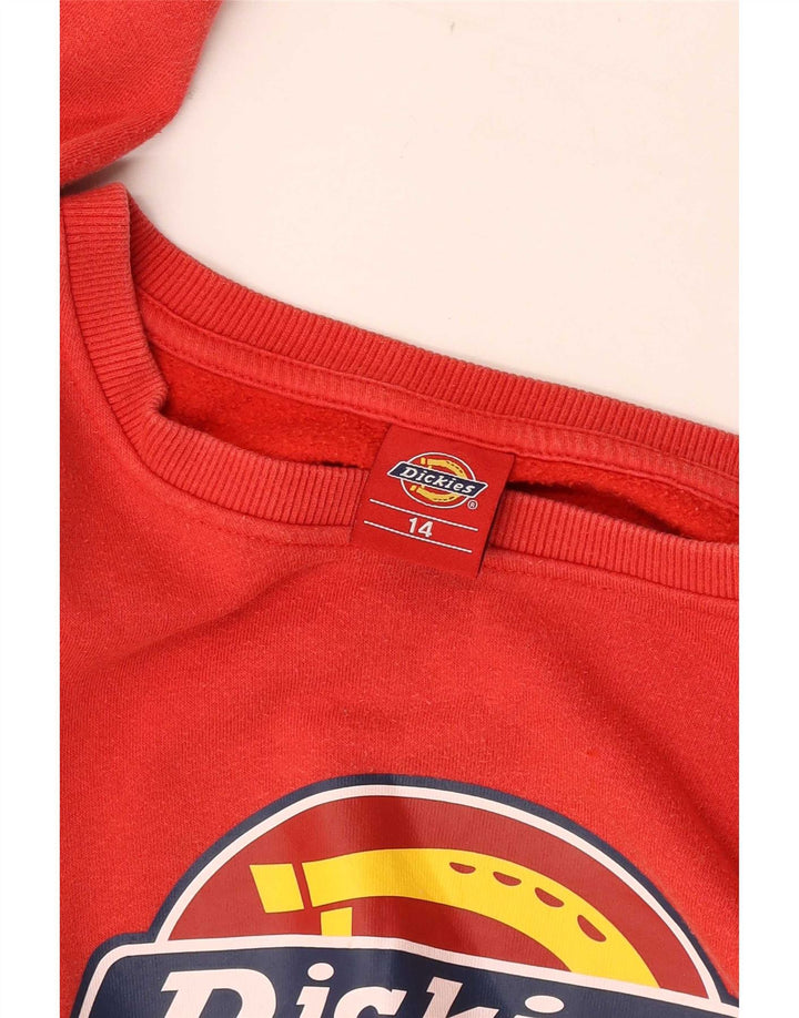 Felpa con grafica Dickies per ragazzi, 13-14 anni, rossa