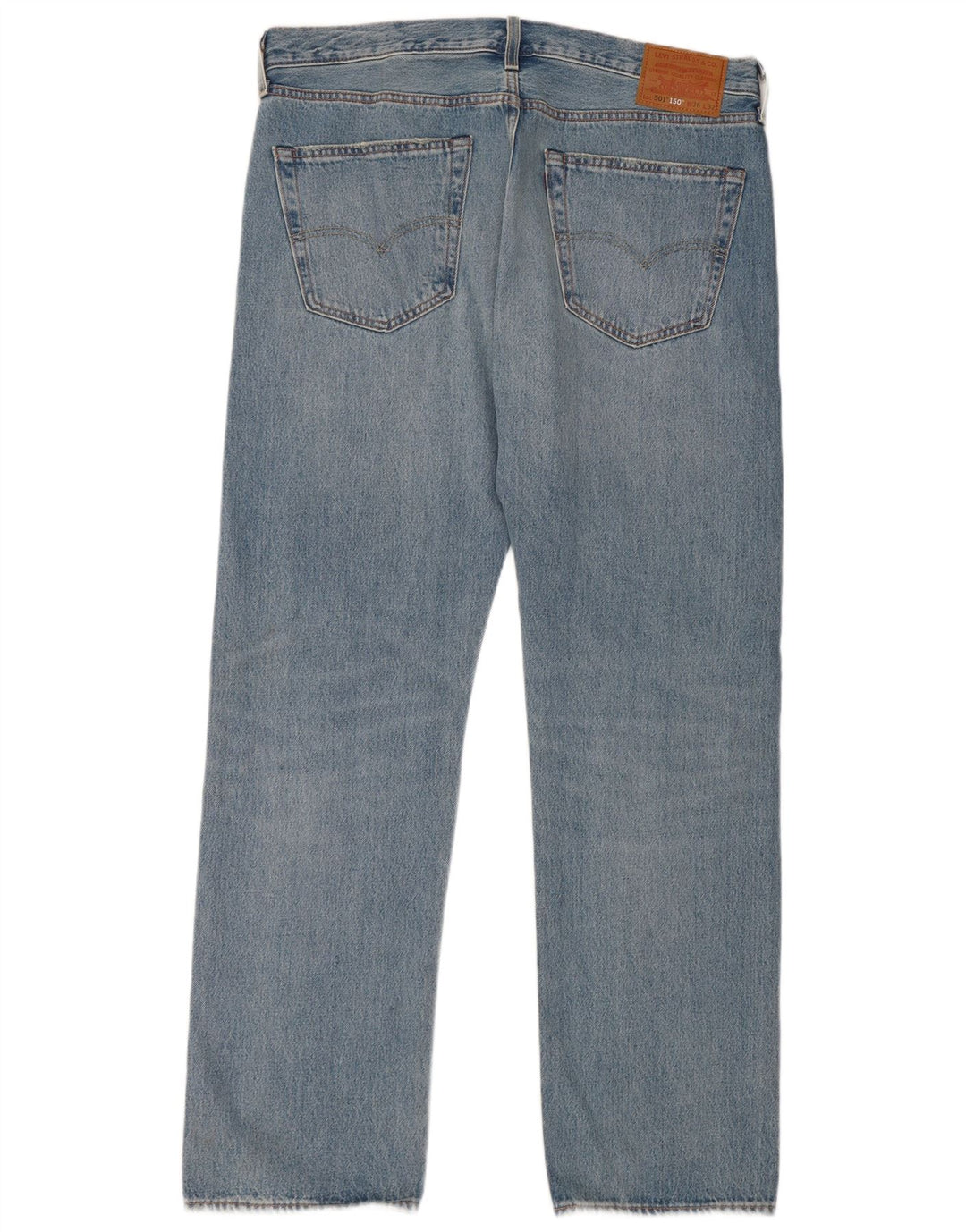 Levi's Uomo 501 Jeans dritti W36 L32 Cotone patchwork blu