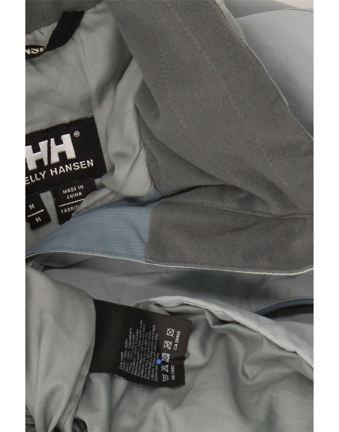 Giacca a vento con cappuccio da donna HELLY HANSEN UK 14 Nylon blu medio