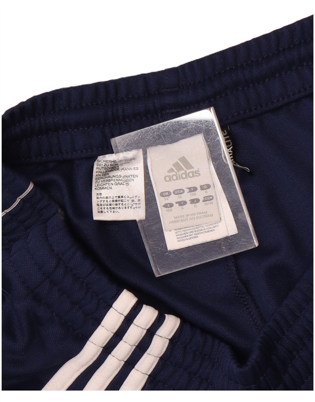 Pantaloni da tuta Adidas Climalite da uomo, colore blu navy medio