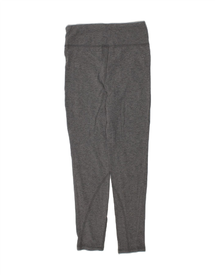 NIKE Girls Tight Fit Leggings 10-11 Years Medium Grey Vintage Nike and Second-Hand Nike from Messina Hembry 