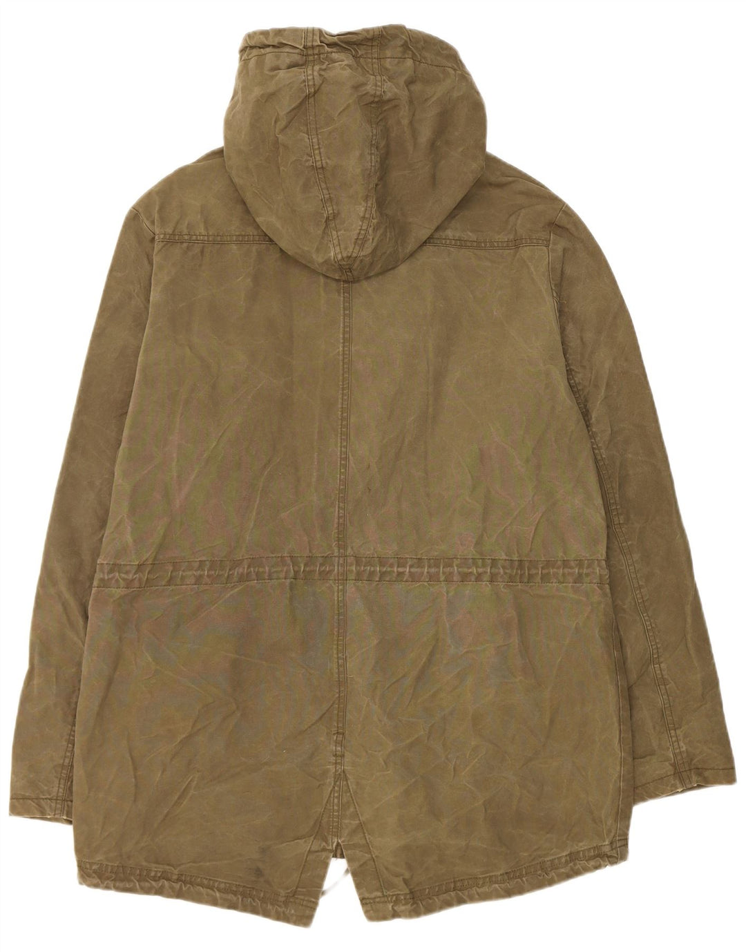 Bomboogie Giacca Parka da uomo con cappuccio UK 42 XL Cotone kaki