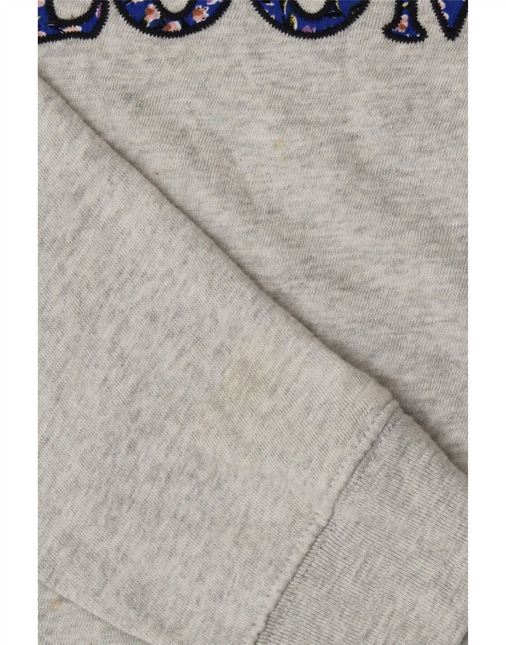 Felpa grafica da donna Marks & Spencer UK 10 Small Grey Flecked