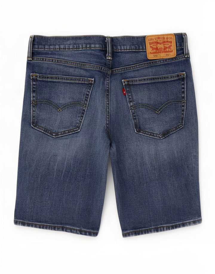 Levi's Uomo 541 Pantaloncini di jeans W32 Large Blu Cotone