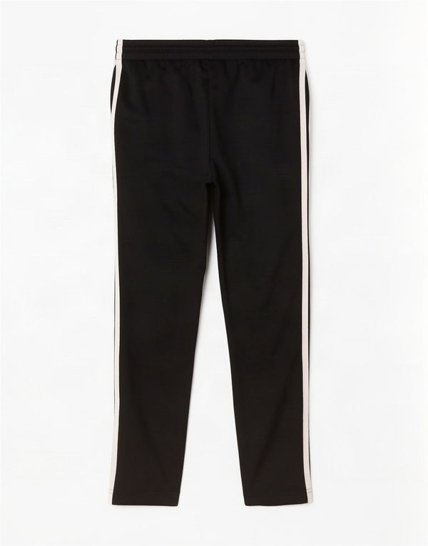 Adidas Womens Crop Tracksuit Trousers UK 6 XS Black Polyester