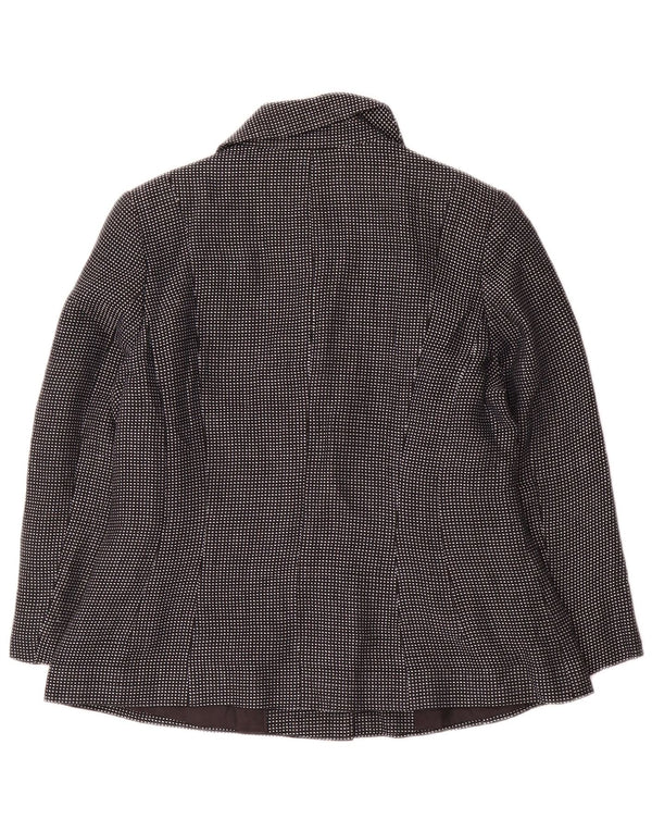 Giacca blazer a 4 bottoni Marks & Spencer da donna UK 14 medio blu navy