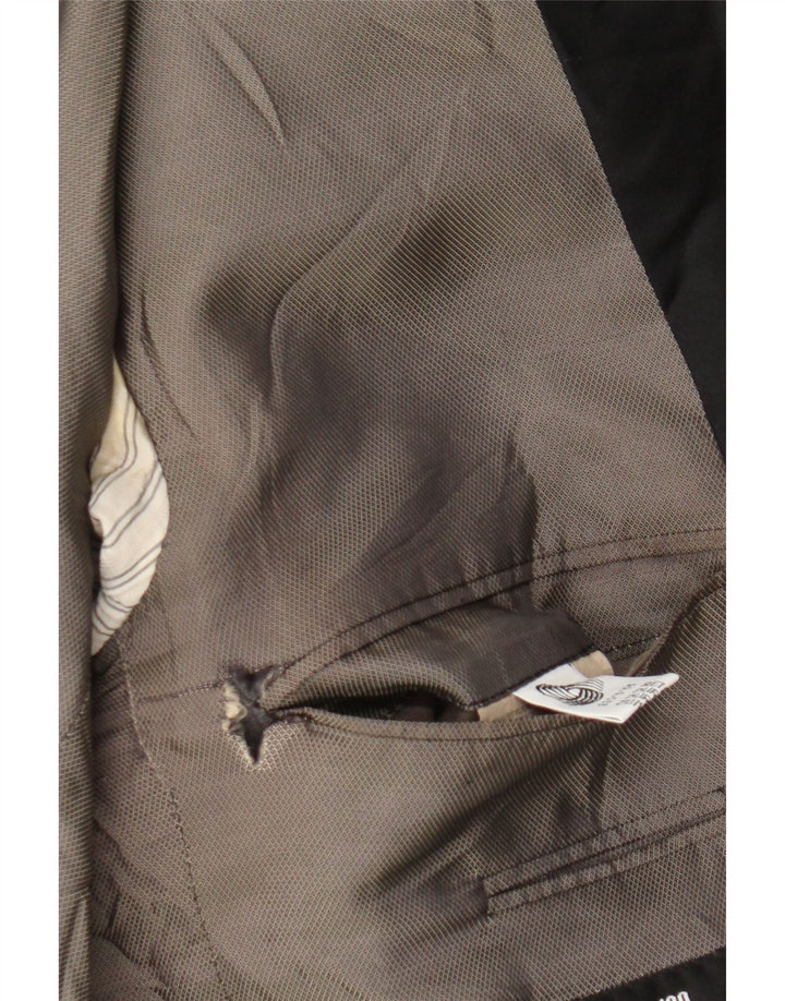 Giacca blazer da uomo a 1 bottone Hugo Boss IT 52 XL lana nera