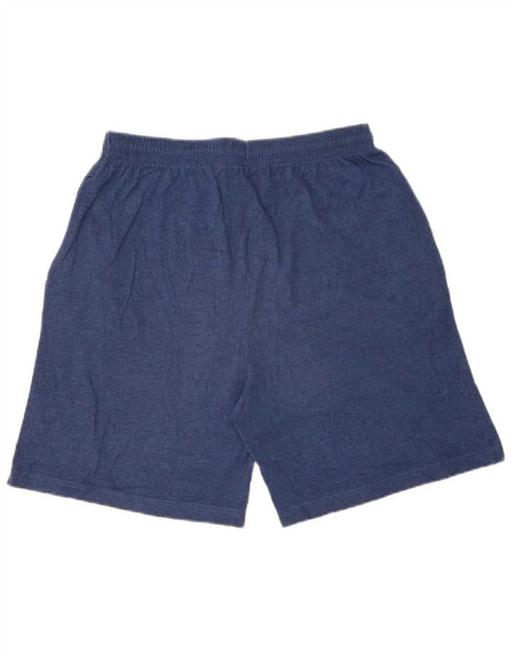 Pantaloncini sportivi da uomo Champion XL in cotone screziato blu