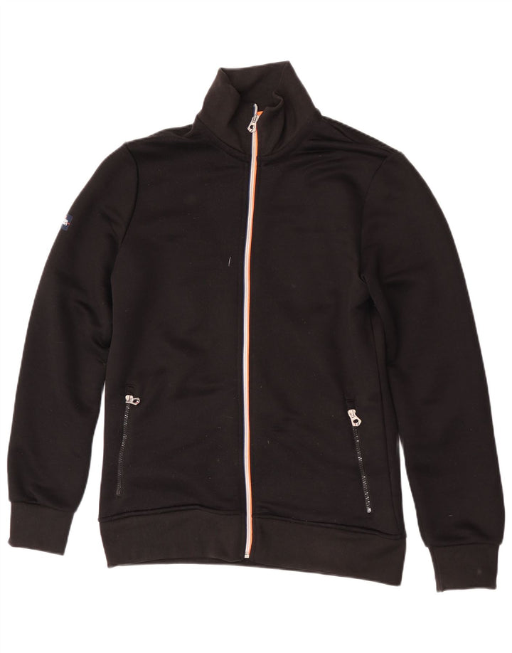 Giacca da tuta da uomo Superdry in poliestere nero medio