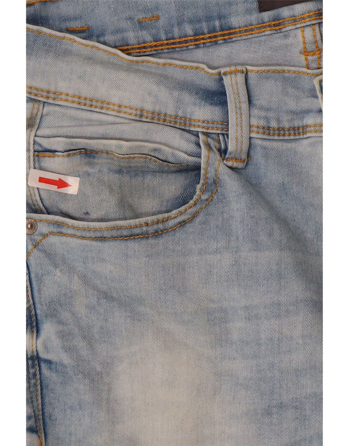Jeans slim da uomo Zara EU 40 medio W31 L26 cotone blu