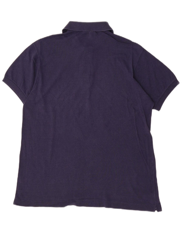 Polo da uomo LACOSTE taglia 5 grande in cotone blu navy