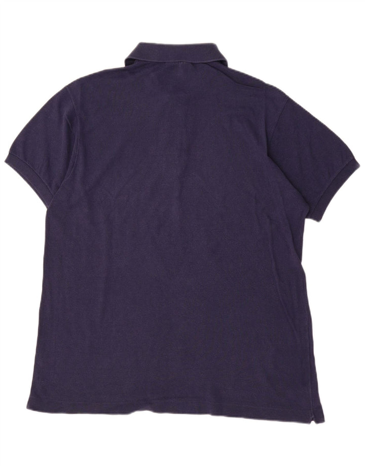 Polo da uomo LACOSTE taglia 5 grande in cotone blu navy