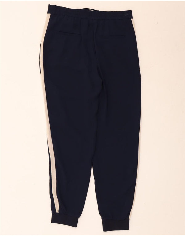 Pantaloni da tuta da donna Zara Joggers UK 6 XS Blu navy Colourblock