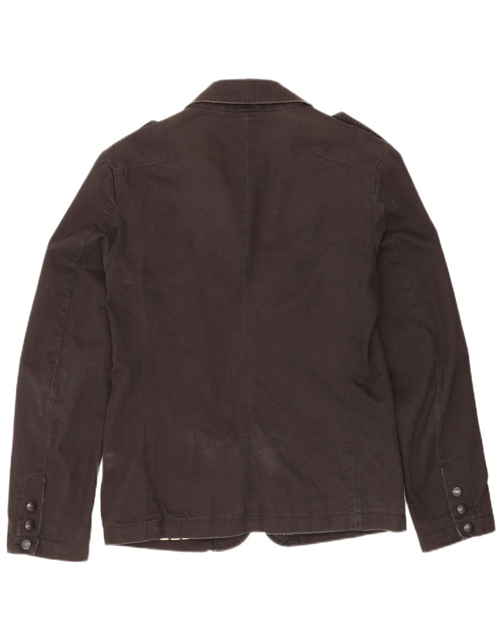 Giacca militare militare da uomo Diesel UK 40 grande nera
