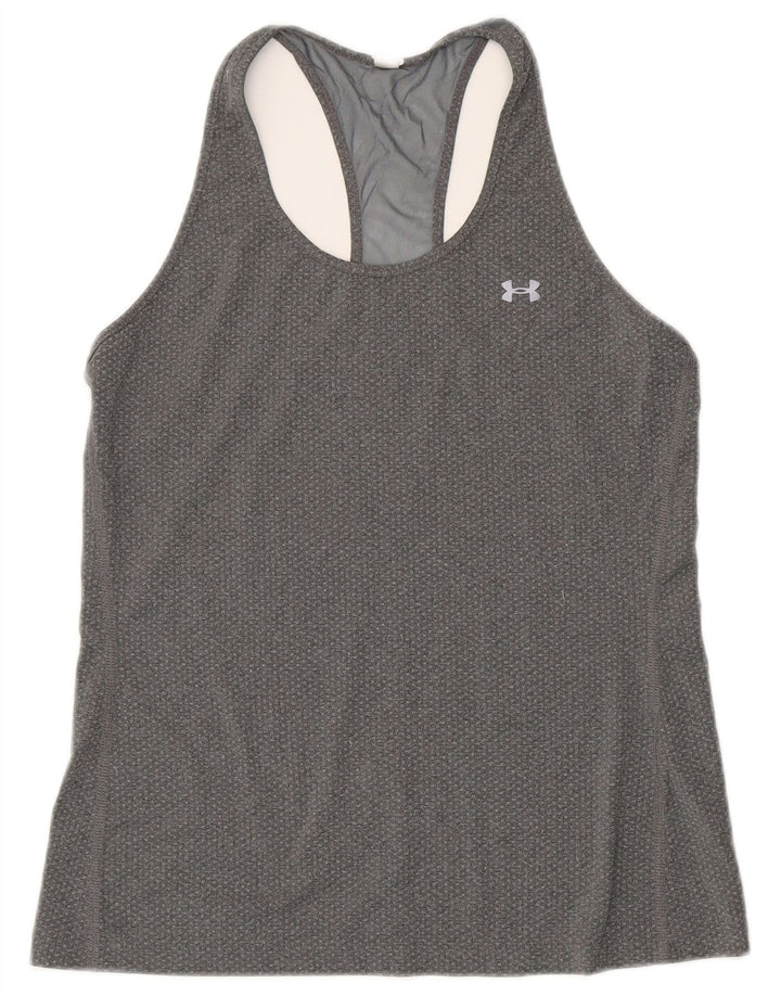 Canottiera Under Armour da donna Heat Gear UK 12 Poliestere grigio medio