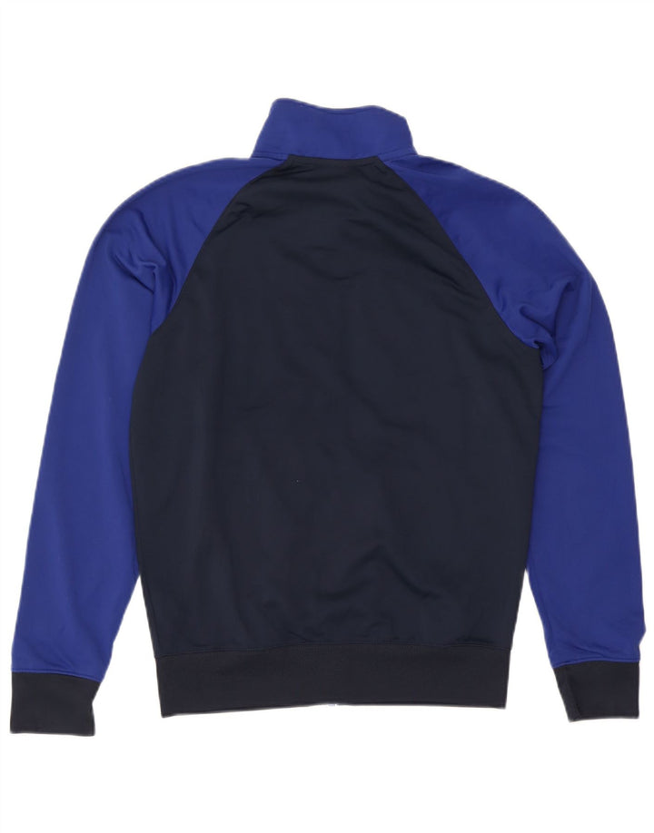 Giacca da ginnastica da uomo Nike Small, giacca in poliestere color block blu navy