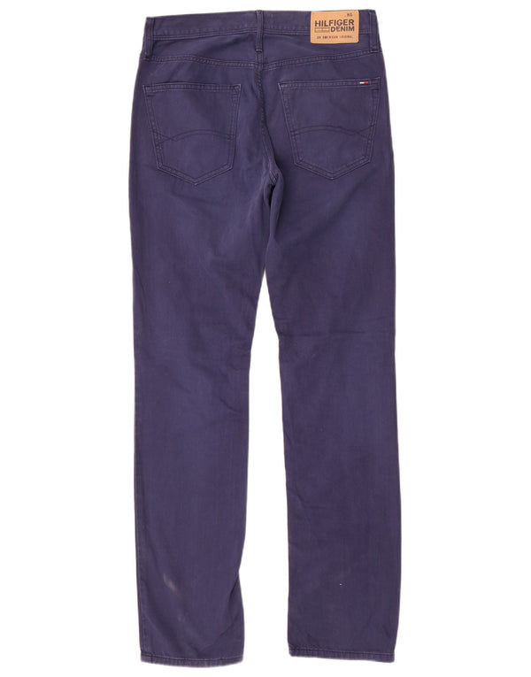Tommy Hilfiger Mens Straight Jeans W30 L32 Navy Blue Cotton