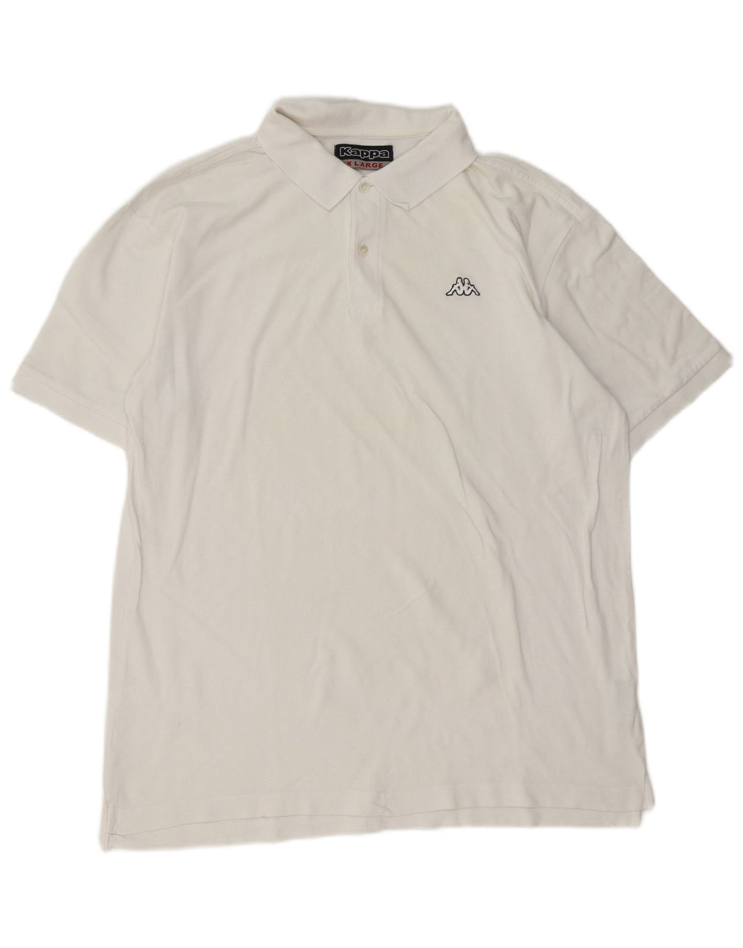 Polo Kappa Uomo XL Cotone Bianco
