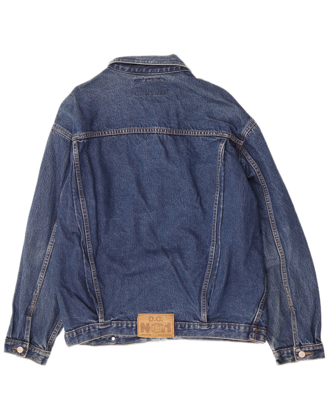Giacca di jeans vintage da uomo UK 42 XL in cotone blu