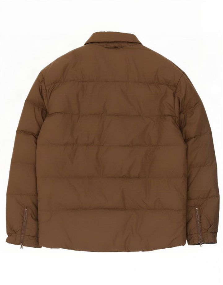 Giacca imbottita da uomo Armani UK 44 2XL Poliammide marrone
