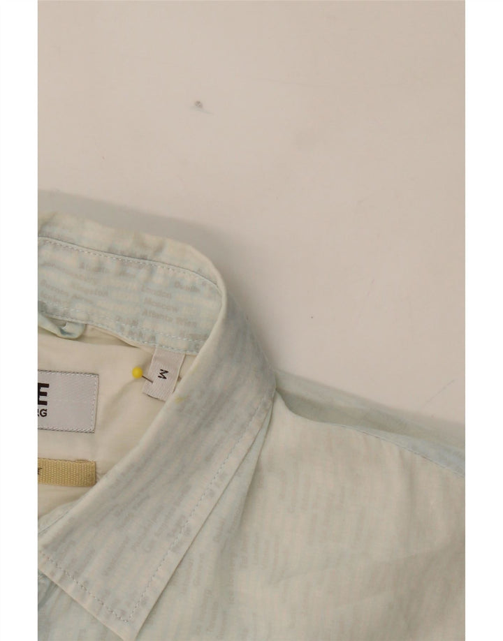 ICEBERG Mens Regular Fit Short Sleeve Shirt Medium Blue Vintage Iceberg and Second-Hand Iceberg from Messina Hembry 