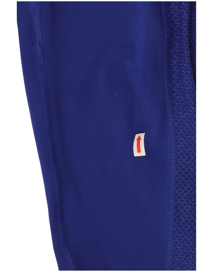 Leggings grafici da donna NIKE UK 12 poliestere blu medio