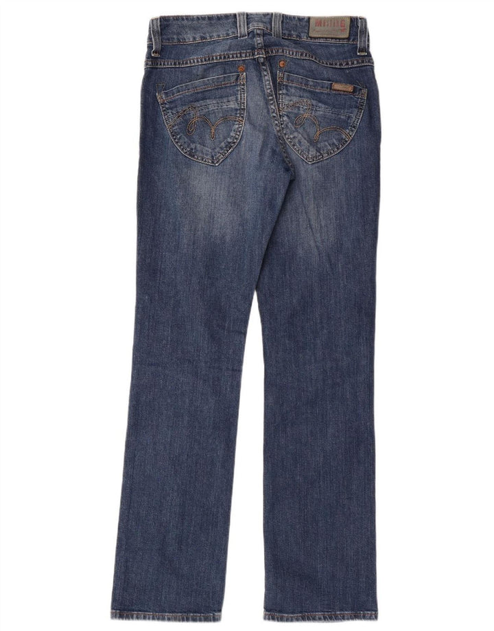 MUSTANG Womens Straight Jeans W29 L32 Blue Cotton
