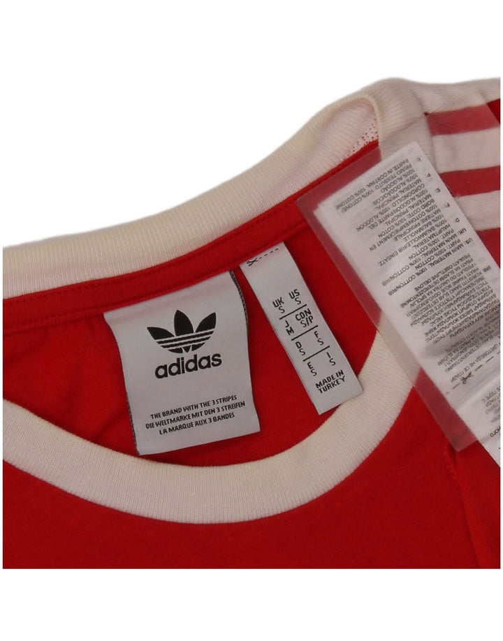 T-shirt ADIDAS da uomo Top piccola rossa in cotone
