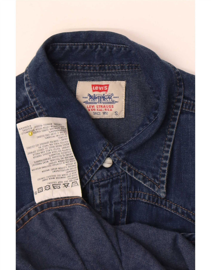 Camicia di jeans da uomo Levi's piccola in cotone blu