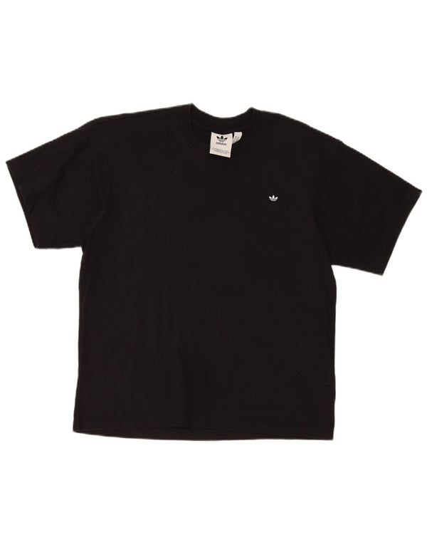 T-shirt da uomo Adidas Top XS in cotone nero