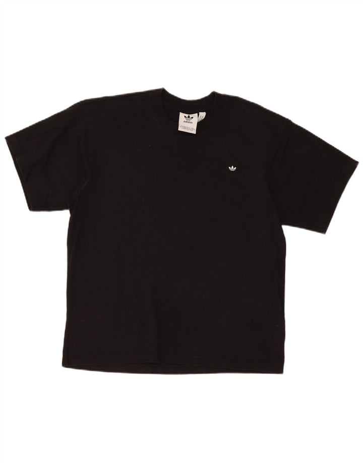 T-shirt da uomo Adidas Top XS in cotone nero