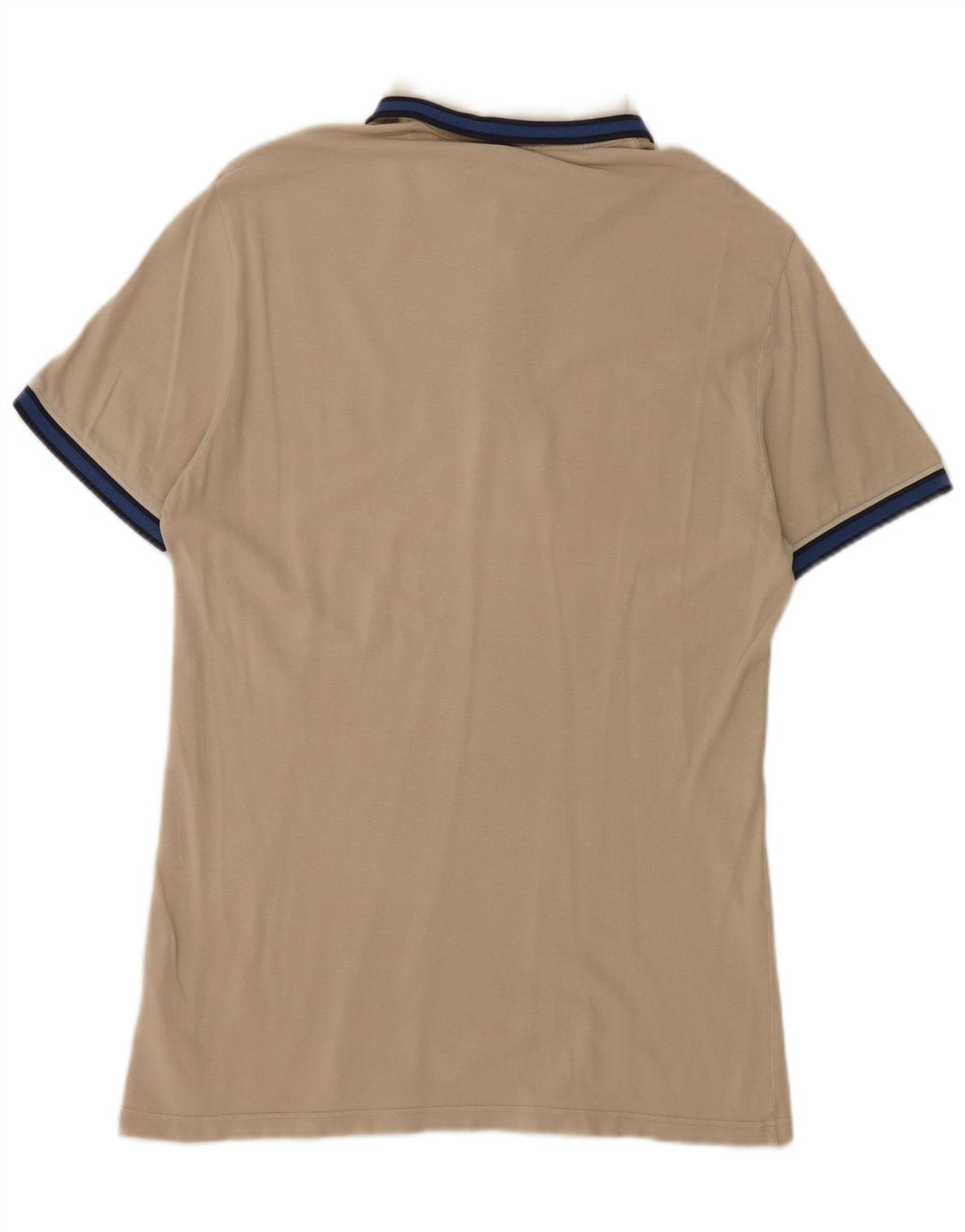 Polo da uomo Brooksfield IT 50 cotone color block beige medio