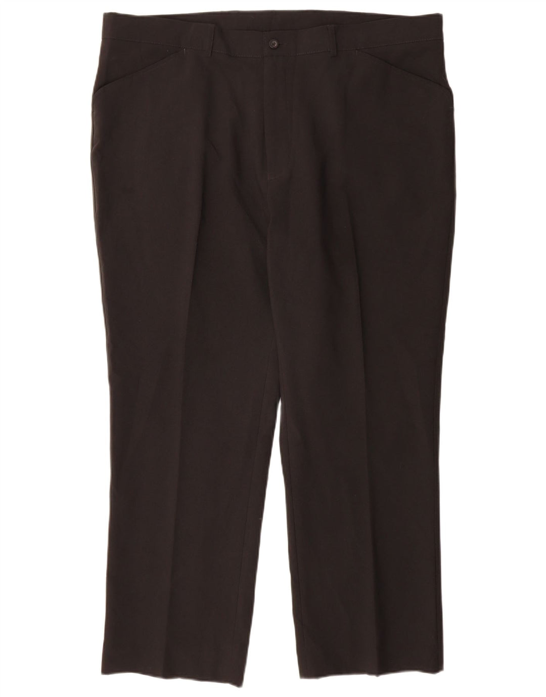 Pantaloni casual dritti da uomo Farah W42 L29 poliestere nero