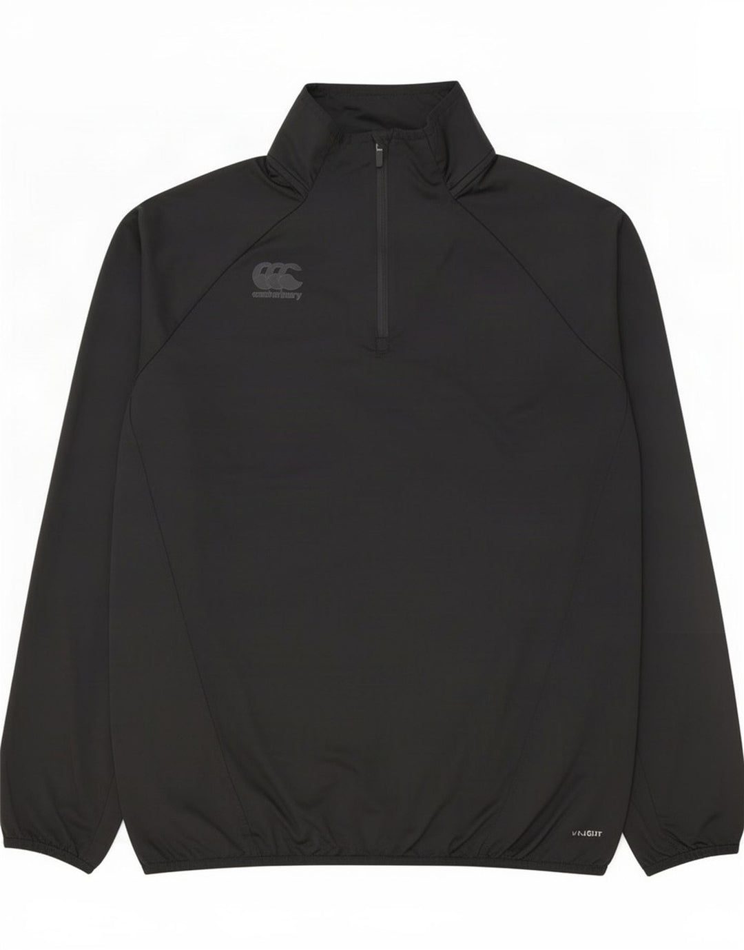 Canterbury Canterbury - Top da tuta pullover con zip e collo, XL, in poliestere nero