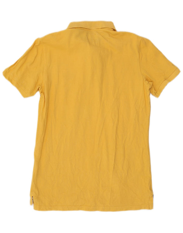 Polo da uomo Superdry in cotone giallo medio