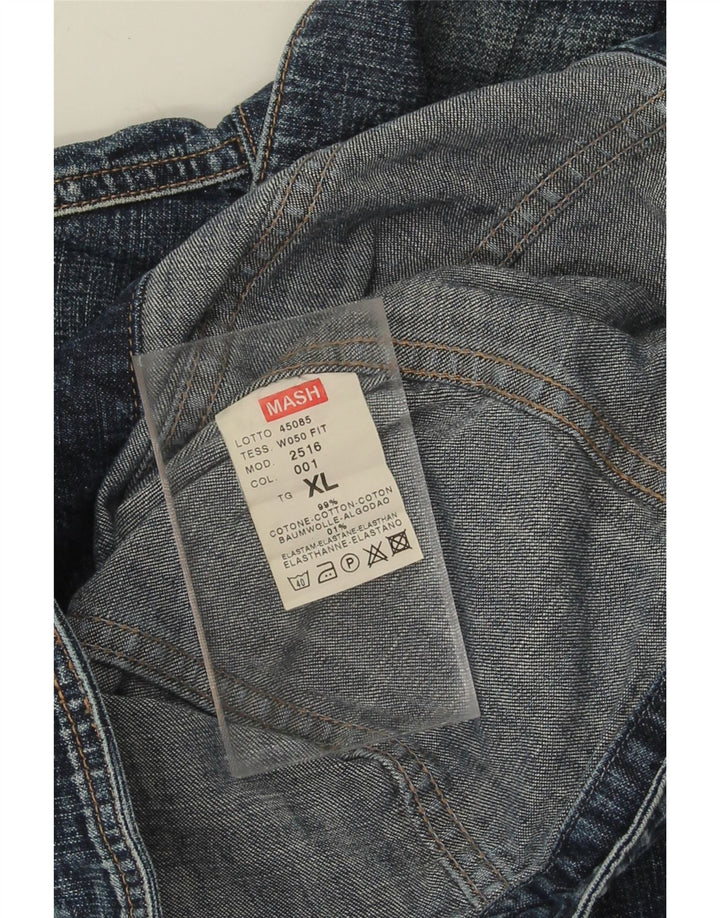 MASH Girls Denim Jacket 11-12 Years XL Blue Cotton