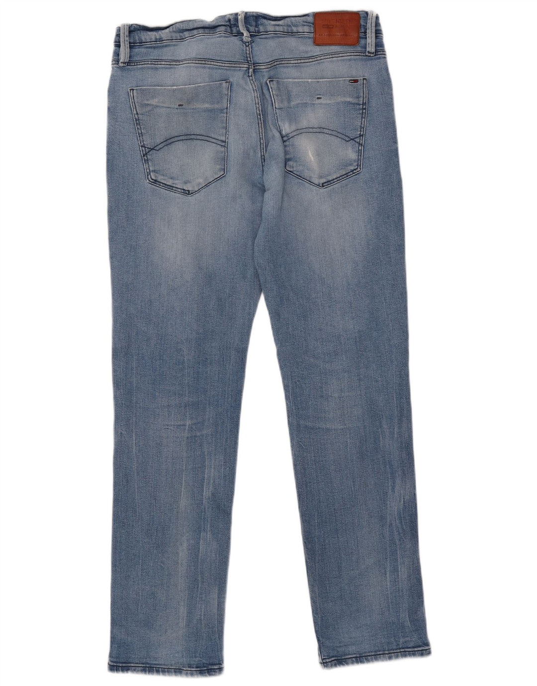 Jeans slim da uomo Tommy Hilfiger W34 L32 cotone blu